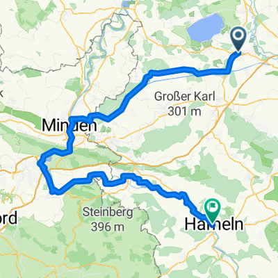 Stiftsstraße, Wunstorf nach Sudetenstraße, Hameln