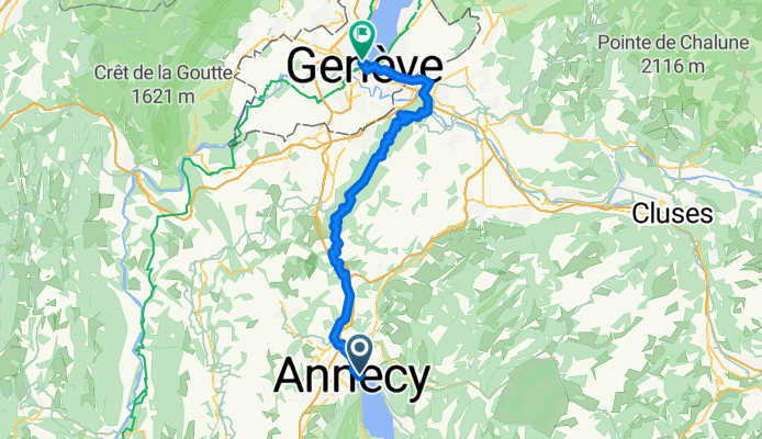 Von Annecy bis Genf