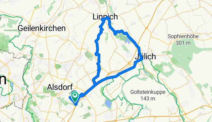 Poststraße, Alsdorf nach Poststraße, Alsdorf