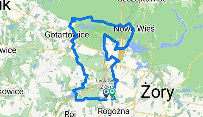 Łąkowa, Żory to Łąkowa, Żory