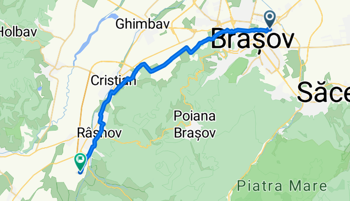From Brasov to Rasnov