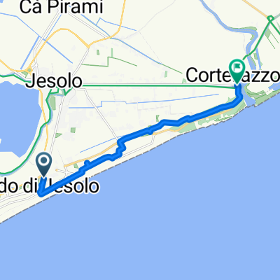 Via Domenico Modugno, Jesolo to Piazza del Granatiere, Jesolo