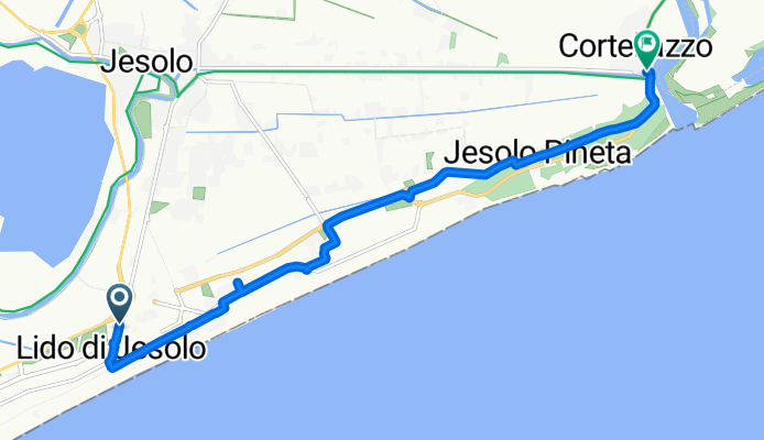 Via Domenico Modugno, Jesolo to Piazza del Granatiere, Jesolo