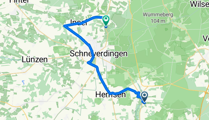 Route in Schneverdingen