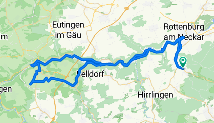 Im Horber, Rottenburg am Neckar nach Eisengraben, Rottenburg am Neckar