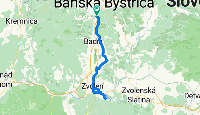 Kráľová, Banská Bystrica až Zvolenská cesta, Banská Bystrica