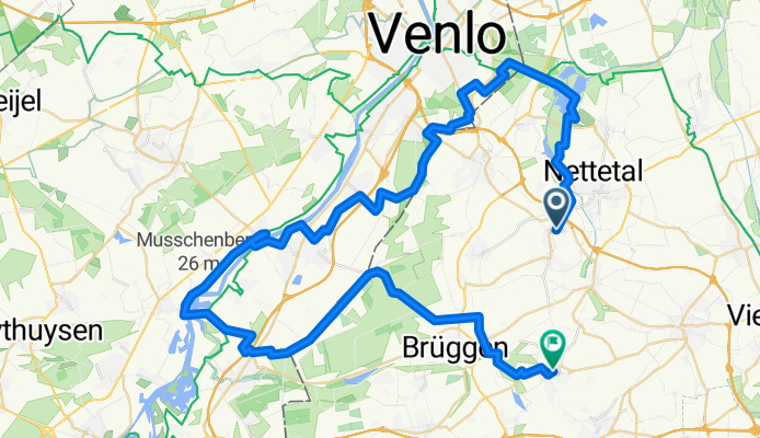 Felderend, Nettetal nach Finkenweg, Schwalmtal