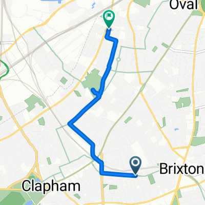 Concanon Road, London to Pascal Street, London