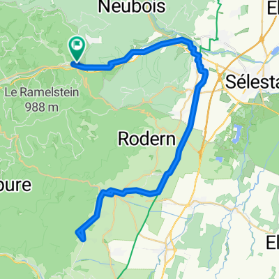 Route zu Camping du Haut Koenigsbourg