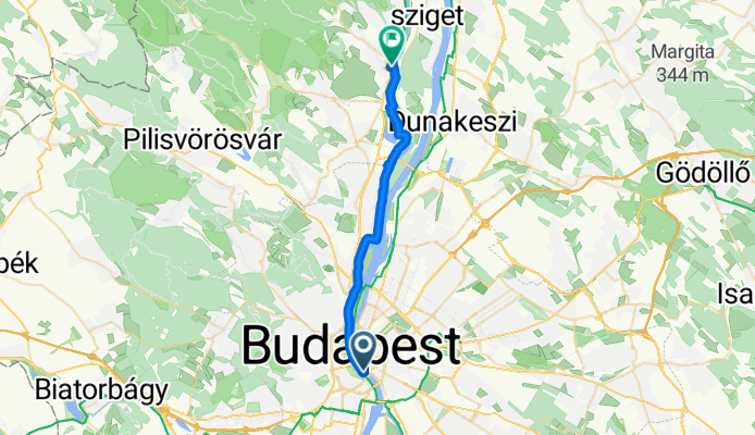 Raoul Wallenberg rakpart, Budapest - Batthyány utca, Szentendre