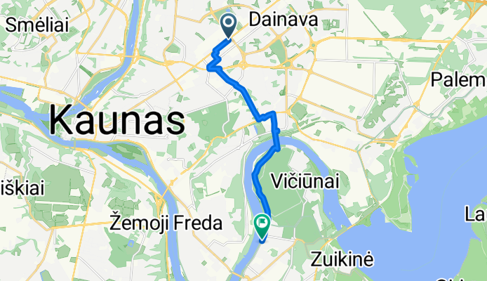 Partizanų gatvė to A. Smetonos al.