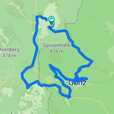 Vielbrunn - Gönz - Leidensweg - Boxbrunn - Grenzstation - Mangelsbach - Eulbach