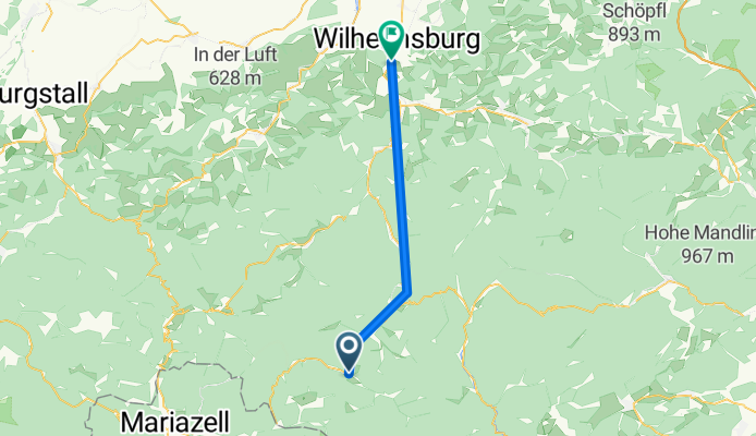 Kernhof nach Altenburg