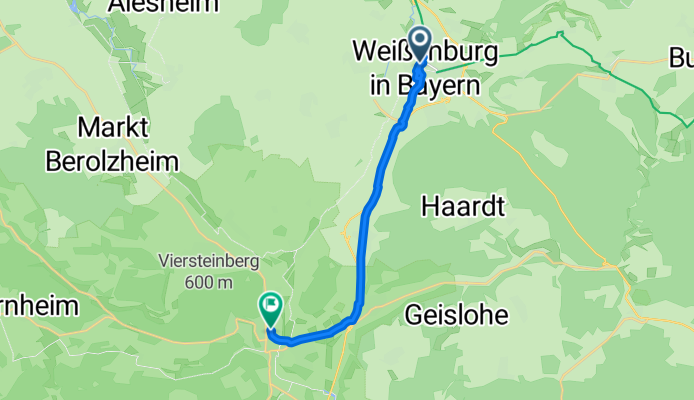 MidlifeCycle 2025 - Day 8 - Ride 1 - Weißenburg to Treuchtlingen
