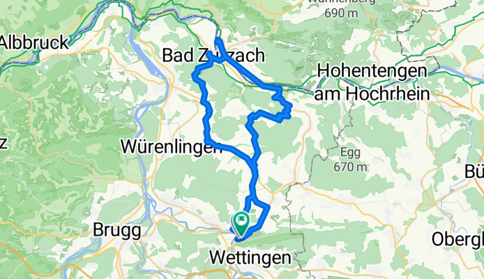 Höhtalstrasse, Ennetbaden nach Höhtalstrasse, Ennetbaden