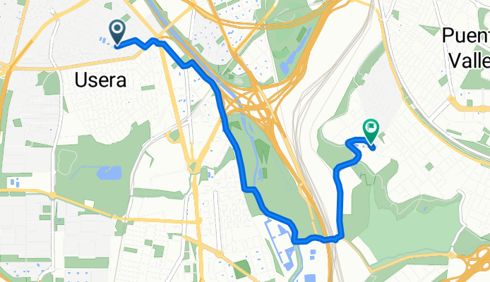 De Calle de Amparo Usera a Ronda del Sur