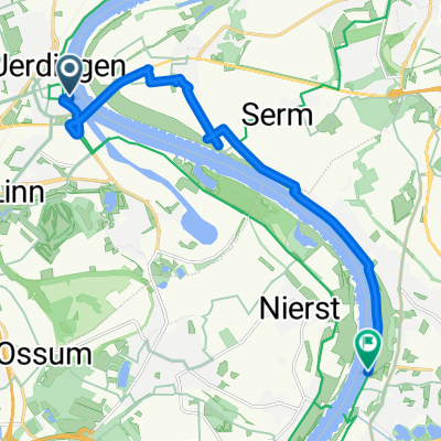 Burgstraße, Krefeld nach Herbert-Eulenberg-Weg, Düsseldorf