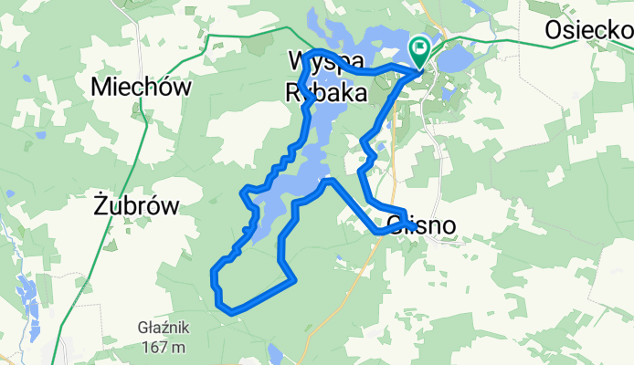 Jana Pawła II, Lubniewice do Jana Pawła II, Lubniewice