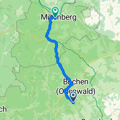 Mauerbachstraße, Buchen nach Hauptstraße, Miltenberg