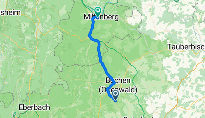 Mauerbachstraße, Buchen nach Hauptstraße, Miltenberg