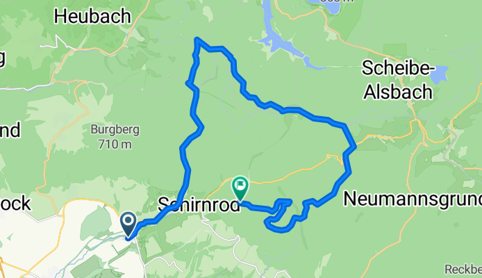 Werrastraße nach Werra-Burgen-Steig
