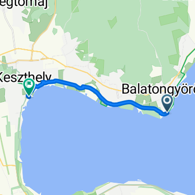 Balatongyörök - Balatonpart, Keszthely