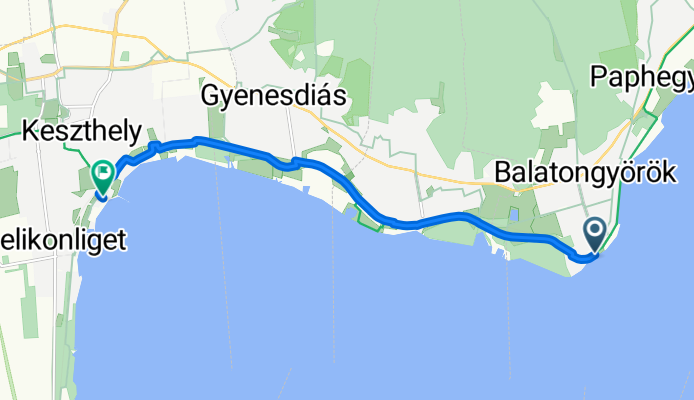 Balatongyörök - Balatonpart, Keszthely