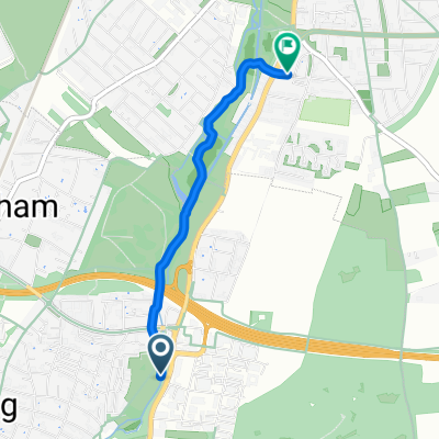 Lohenstraße to Haidelweg
