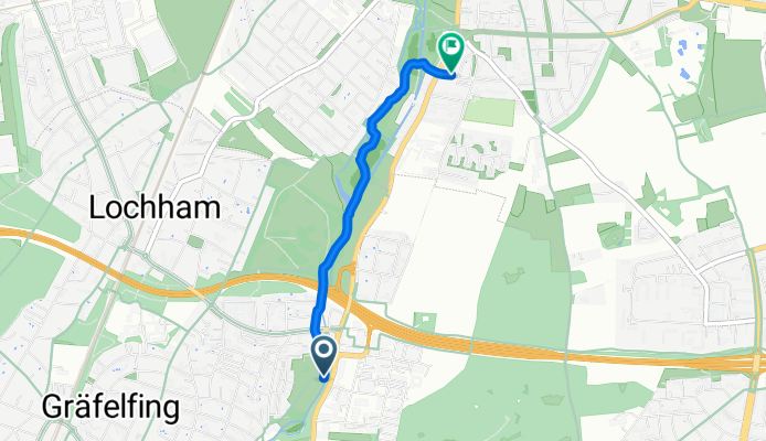 Lohenstraße to Haidelweg