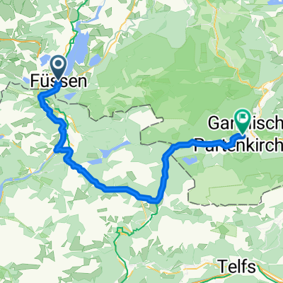 Von Füssen bis Garmisch-Partenkirchen