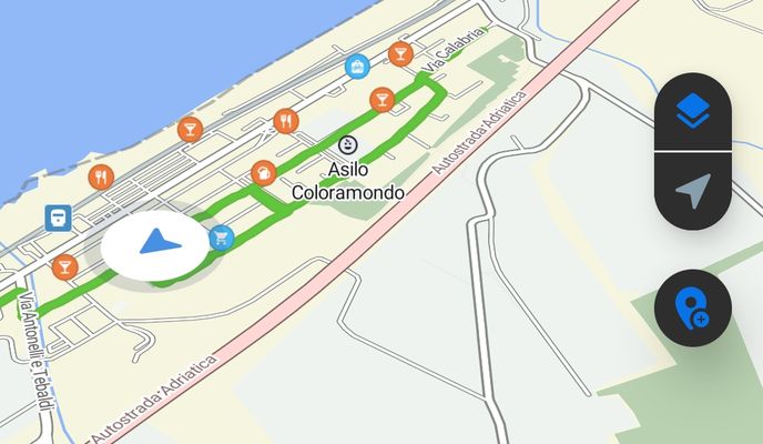 Foto 1 de la ruta de Bikemap "Da Via Alcide De Gasperi a Via Giacomo Puccini"