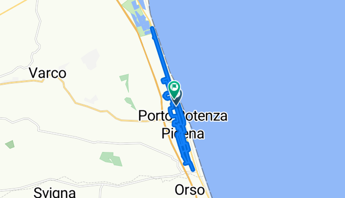 Da Via Alcide De Gasperi a Via Giacomo Puccini