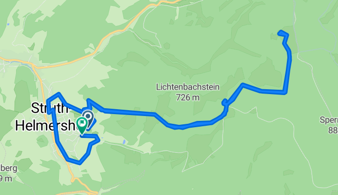 Heidenstein nach An den Birken
