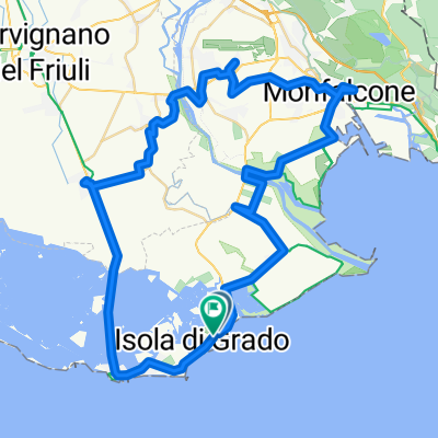 Via Monfalcone, Grado nach Via Monfalcone, Grado