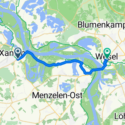 Norbertstraße, Xanten nach Brandstraße, Wesel