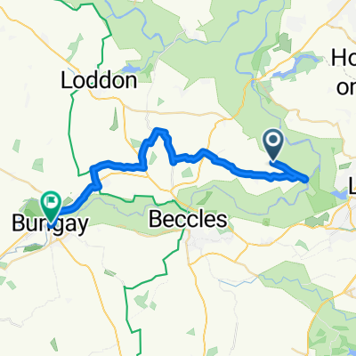 Burgh Road, Beccles to Nethergate Street, Bungay