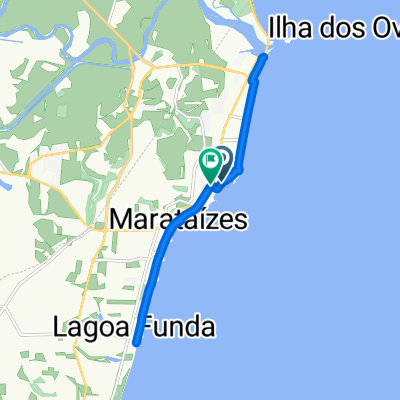Rua Rio Grande do Sul, Marataízes a Rua Arthur Hermeto, Marataízes