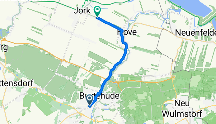 Am Bundesbahnhof, Buxtehude nach Osterminnerweg, Jork