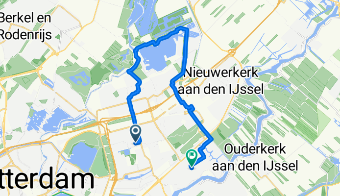 Berlagestraat, Rotterdam naar Reigerlaan, Capelle aan den IJssel