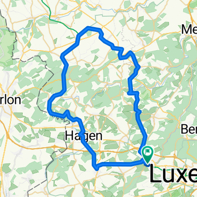 Rue Op Bierg, Mamer-Sud to Rue de Bertrange, Mamer-Sud