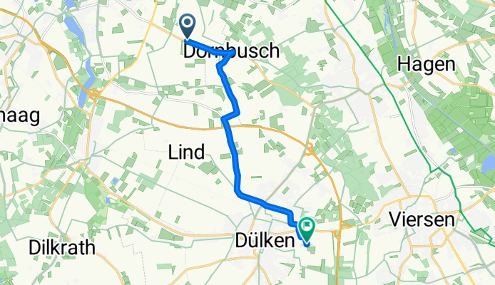 Nettetal nach Heesstraße, Viersen
