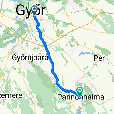 Mészáros Lőrinc utca, Győr - Szabadság tér, Pannonhalma