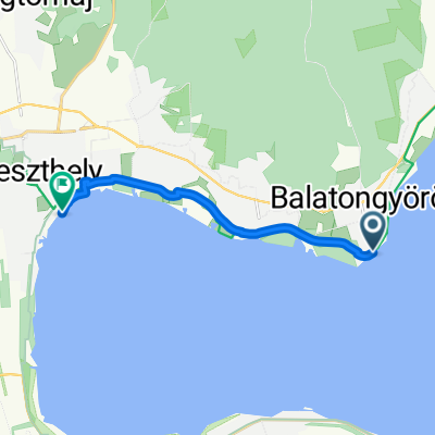 Balaton utca, Balatongyörök - Mikus Gyula sétány, Keszthely