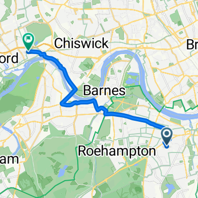 Repton House, London to Clayponds Lane, Brentford