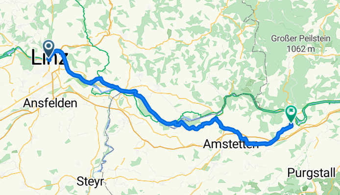 Fiedlerstraße, Linz to Felderstraße, Ybbs an der Donau