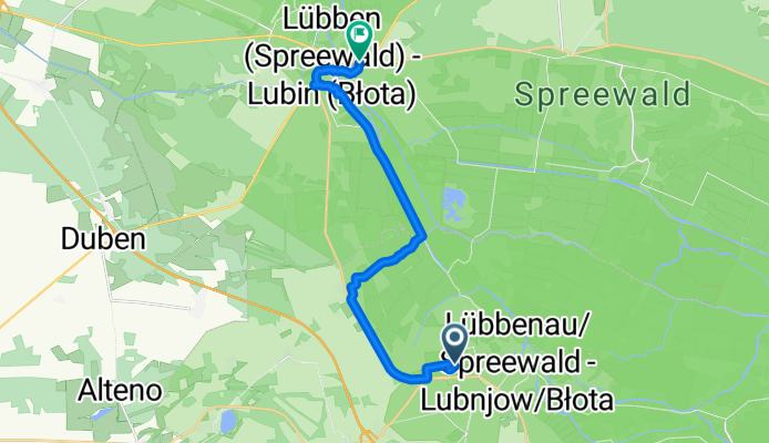 Stennewitz nach Frankfurter Straße