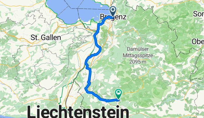Von Bregenz bis Ludesch