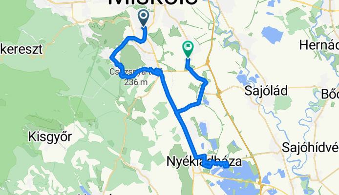 Miskolc - Nyék- Miskolc