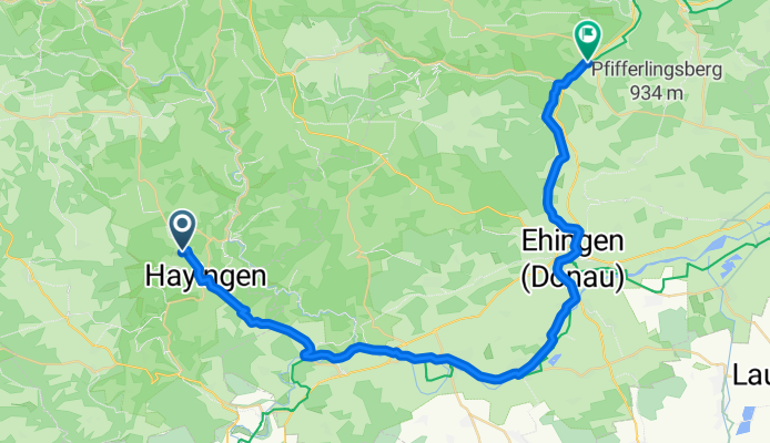 LSV-Hayingen nach Paul-Wiegand-Straße