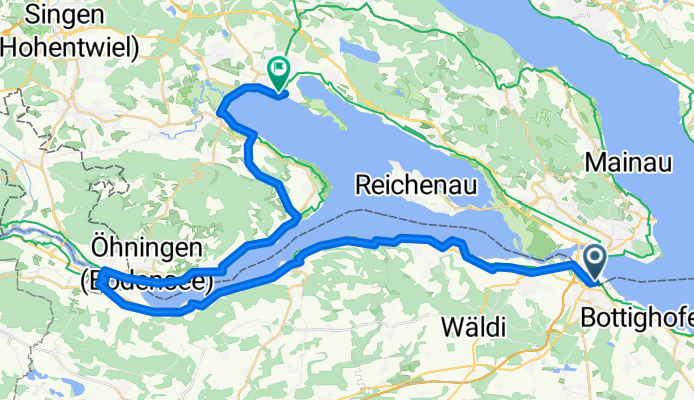 Von Konstanz bis Radolfzell am Bodensee